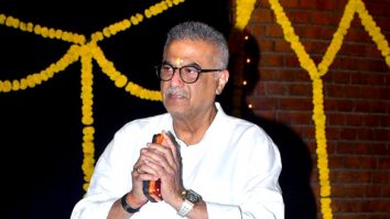 Photos: Boney Kapoor snapped at his office for Diwali pooja