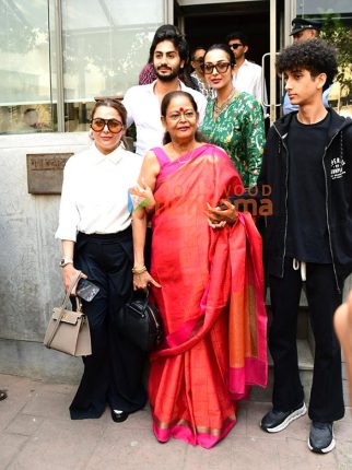 Photos: Malaika Arora, Amrita Arora and family snapped outside a restaurant in Bandra