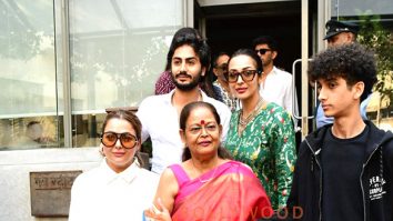 Photos: Malaika Arora, Amrita Arora and family snapped outside a restaurant in Bandra