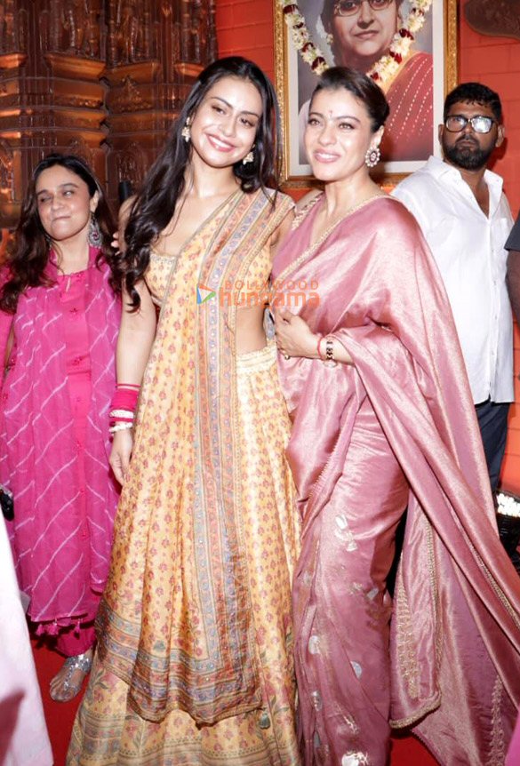 photos priyanka chopra jonas ranbir kapoor rani mukerji kajol and others snapped during durga puja at north bombay sarbojanin 14