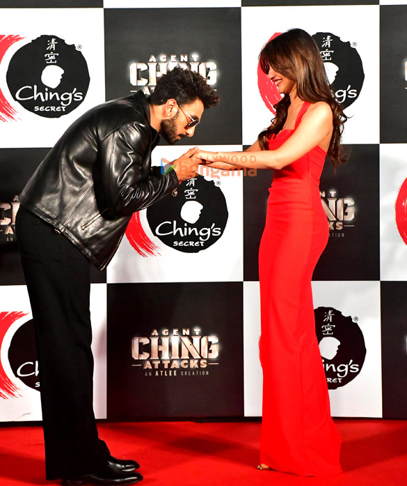 photos ranveer singh bobby deol atlee and sreeleela attend the launch of chings desi chinese advertisement 9