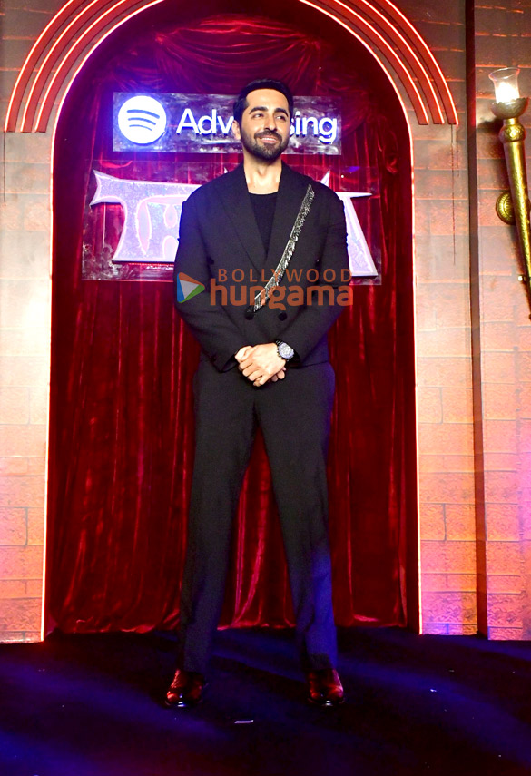 photos rashmika mandanna malaika arora ayushmann khurrana and others grace poison baby song launch from film thamma 1