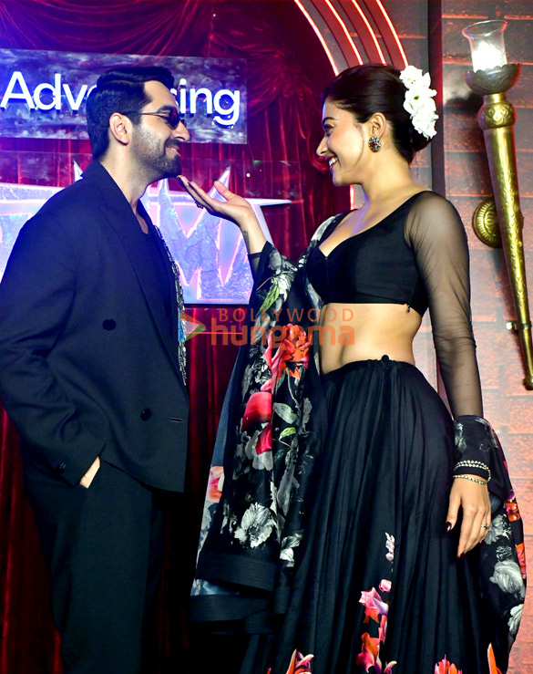 photos rashmika mandanna malaika arora ayushmann khurrana and others grace poison baby song launch from film thamma 12