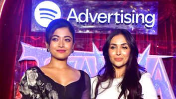 Photos: Rashmika Mandanna Malaika Arora, Ayushmann Khurrana and others grace ‘Poison Baby’ song launch from film Thamma