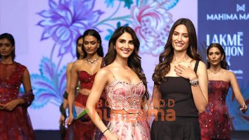 Photos: Vaani Kapoor walked for Mahima Mahajan’s FANAH Resort at Lakme Fashion Week Delhi 2025