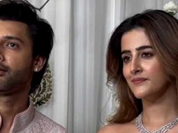 Pretty in pink! Nupur Sanon & Stebin Ben twin at Manish Malhotra’s party