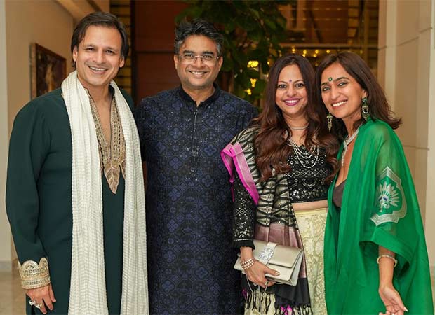R Madhavan joins Vivek Oberoi at the latter’s lavish Diwali bash; see post