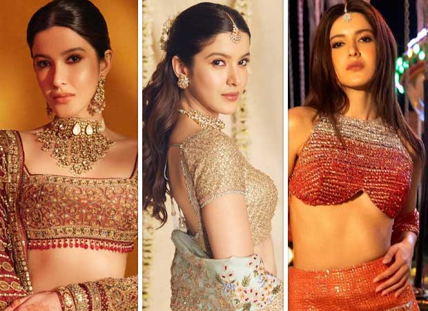 Shanaya Kapoor serves festive fashion goals this Bhai Dooj with ethereal lehengas