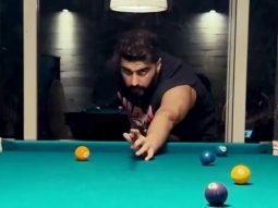 Pool game on point! Arjun Kapoor