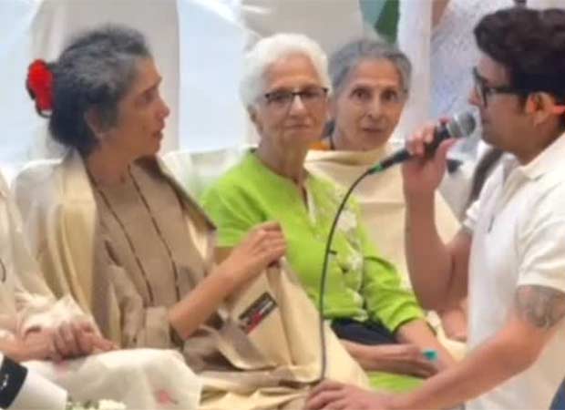 Sonu Nigam pays emotional tribute to Satish Shah with the song ‘Tere Mere Sapne’ at late actor’s prayer meet; watch