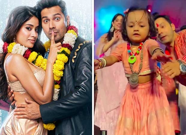 Varun Dhawan, Janhvi Kapoor melt hearts dancing with a little girl during Sunny Sanskari Ki Tulsi Kumari promotions; video goes viral