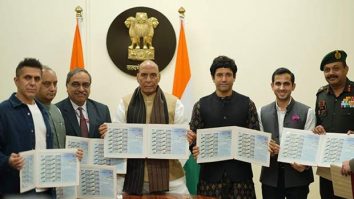 Makers of 120 Bahadur launch customised ‘My Stamp’ honouring Rezang La War memorial; unveiled by Rajnath Singh ahead of battle’s 63rd anniversary