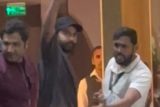 Aditya Roy Kapur wave at the paps at the airport