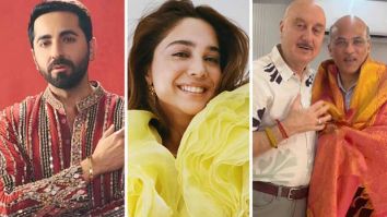 Ayushmann Khurrana and Sharvari’s next with Sooraj Barjatya goes on floors; Anupam Kher shares update from sets