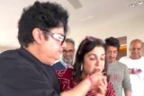 Crazy birthday celebration of Sajid Khan