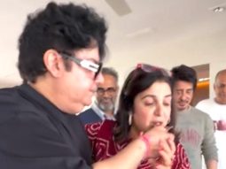 Crazy birthday celebration of Sajid Khan