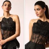Diana Penty’s Rs 72k black corset gown balances structured corsetry with liquid-black ease!