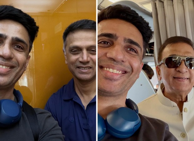 Gulshan Devaiah’s mid-air moment with Rahul Dravid and Sunil Gavaskar wins the internet: “Legends loaded flight”