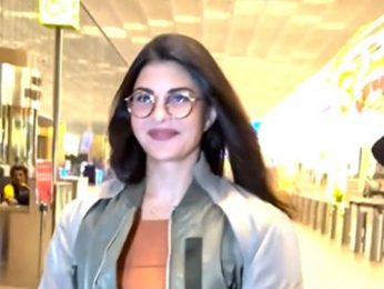 Jacqueline Fernandez spotted at the airport, dazzling with her signature smile