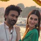 Kriti Sanon & Dhanush seek blessings for their film