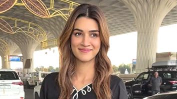 Kriti Sanon spotted at the airport, radiating grace and casual elegance
