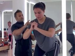 Lara Dutta & her Pilates routine