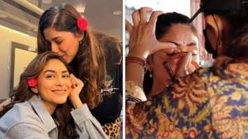 Mrunal Thakur drops adorable BTS moments from Dacoit sets