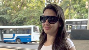Nora Fatehi spotted at the airport, slaying her travel look with style