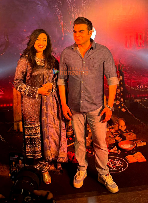 photos arbaaz khan rituparna sengupta and nitin vaidya grace the trailer launch of kaal trighori 3