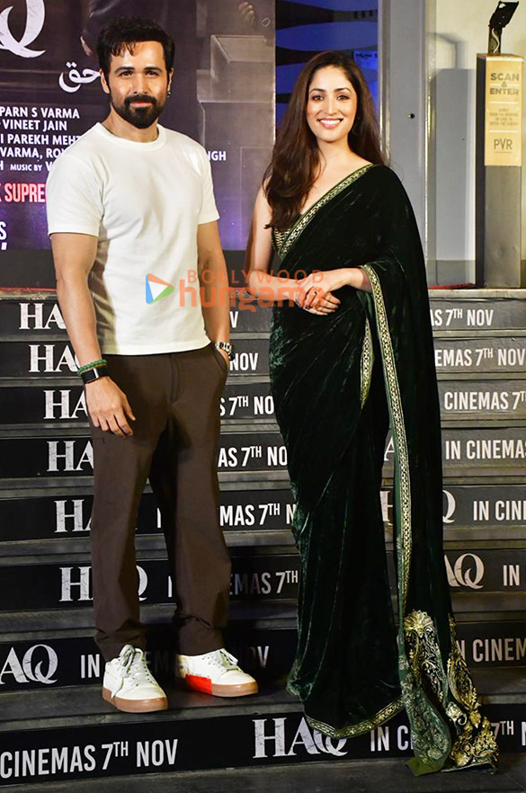 photos emraan hashmi yami gautam dhar ankita lokhande aayush sharma and others grace the premiere of haq 1023