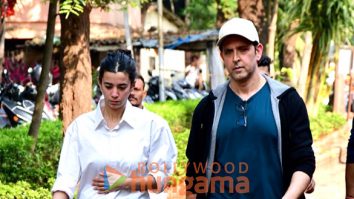 Photos: Hrithik Roshan, Saba Azad and others attend Zarine Khan’s condolence