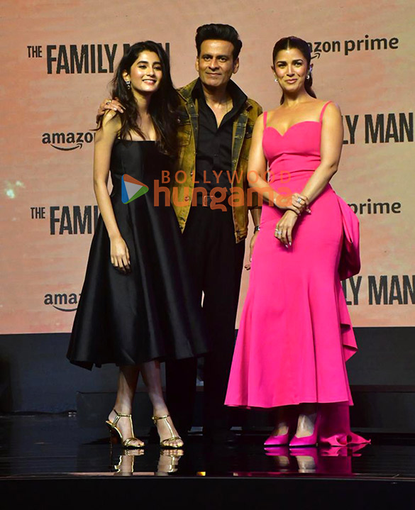 photos manoj bajpayee jaideep ahlawat nimrat kaur and others grace the trailer launch of the family man season 3 9
