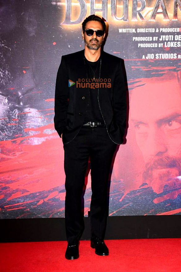 photos ranveer singh r madhavan arjun rampal and others snapped at the trailer launch of dhurandhar 11