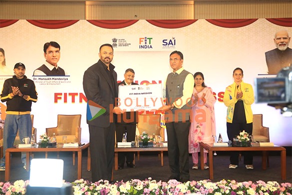 Photos: Rohit Shetty, Harbhajan Singh, Jackky Bhagnani and Saina Nehwal snapped at National Fitness & Wellness Conclave Photos: Rohit Shetty, Harbhajan Singh, Jackky Bhagnani and Saina Nehwal snapped at National Fitness & Wellness Conclave