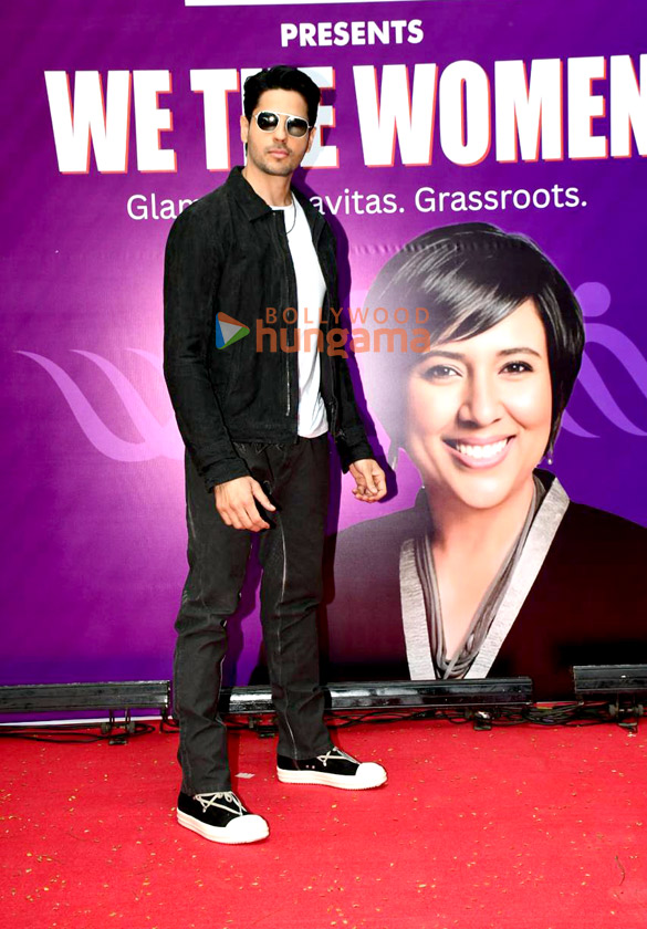 photos sidharth malhotra attends the red carpet of we the women 4