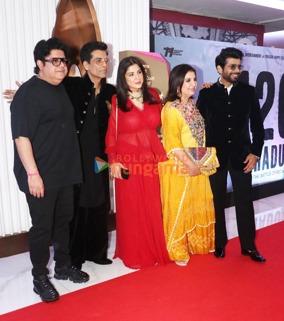 photos tiger shroff karan johar arjun kapoor and others grace the premiere of 120 bahadur 3