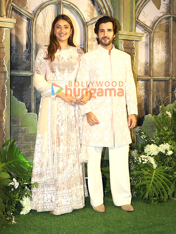 photos urvashi rautela bhumi pednekar kanika kapoor and others attend vedant birla and tejal kulkarnis wedding reception 4