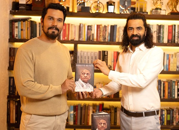 Randeep Hooda unveils Jay Patel’s debut book Barrister Mr. Patel on Sardar Vallabhbhai Patel’s 150th birth anniversary