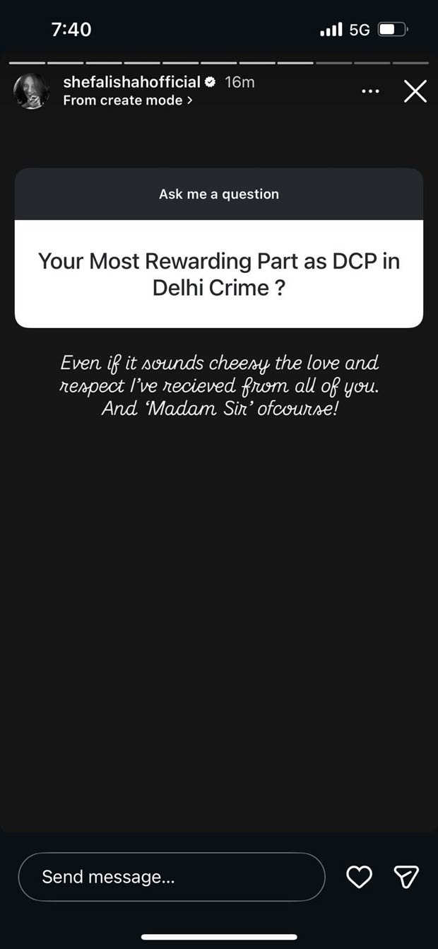 Shefali Shah gets candid about Delhi Crime 3; says the ‘love and respect’ from fans has been her biggest reward