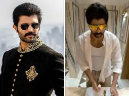 Vijay Deverakonda shares rare glimpses from his hectic schedule saying, “Shooting 2 films” –  fans spot Rashmika Mandanna connection