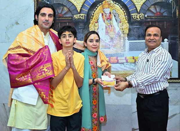 Zayed Khan visits Shirdi Sai Baba temple with family on 20th Anniversary; actor pens heartfelt message