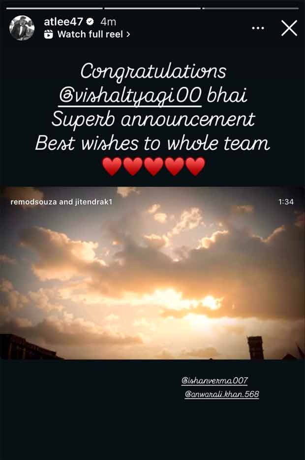 Subhash Ghai, Atlee and Prithvi Sukumaran applaud Tedhi Hain Par Meri Hain title announcement