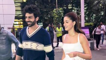 Ananya Panday & Kartik Aaryan spotted chit chatting