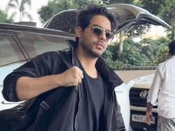 Aryan Khan in all black papped at the airport