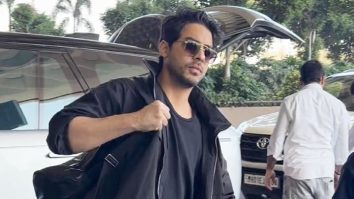 Aryan Khan in all black papped at the airport