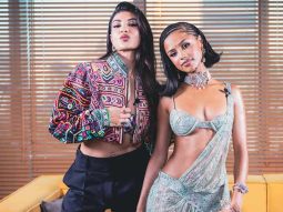 Tyla teaches Jacqueline Fernandez the viral Chanel hook step during India visit