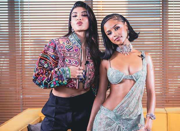 Tyla teaches Jacqueline Fernandez the viral Chanel hook step during India visit