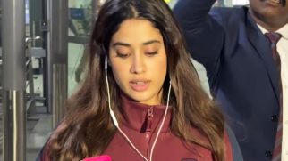 Janhvi Kapoor papped at the airport in tracks