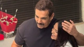 John Abraham celebrates his birthday with fans