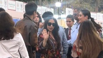 Kareena Kapoor, Karishma Kapoor & Karan Johar papped together